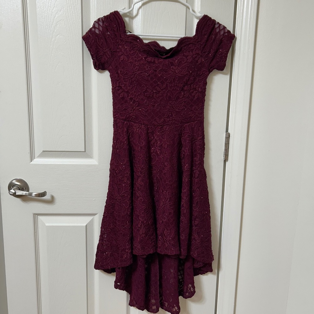 Sparkly Burgundy Cocktail dress